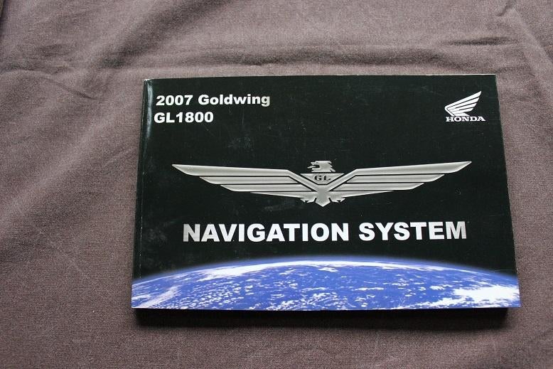 Honda GL1800 2007 navigation system manual Goldwing, Ophalen of Verzenden, Honda