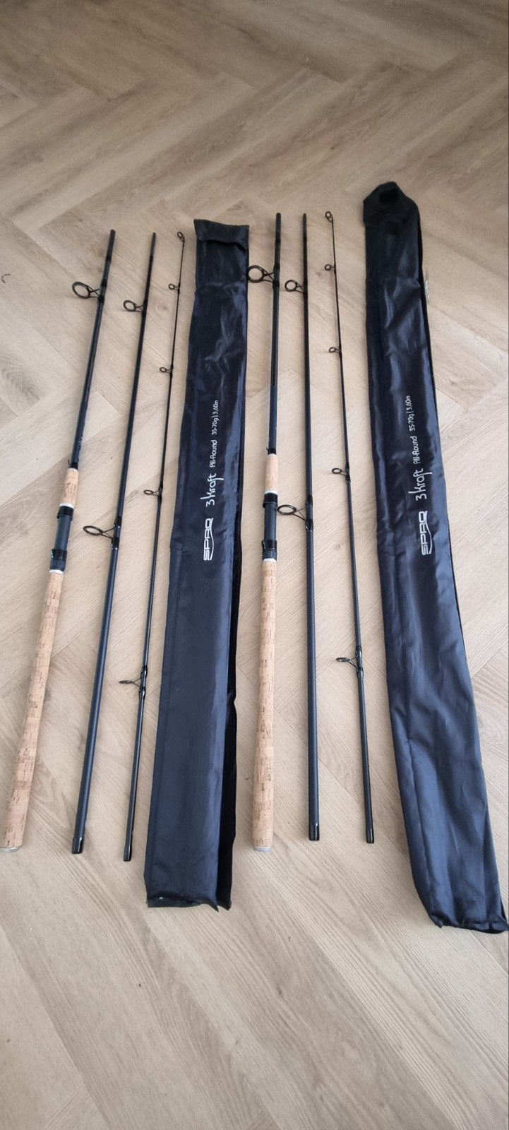 2x Spro 3Kraft All-Round Hengel 35-70gr 3.6mtr nieuw., Ophalen of Verzenden, Nieuw, Werphengel