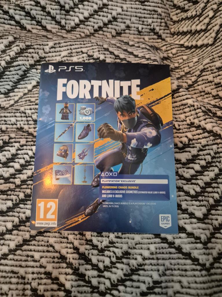 Fortnite Flowering Chaos PS5 - Exclusieve Content & V-Bucks, Online, Shooter, Nieuw, Ophalen of Verzenden