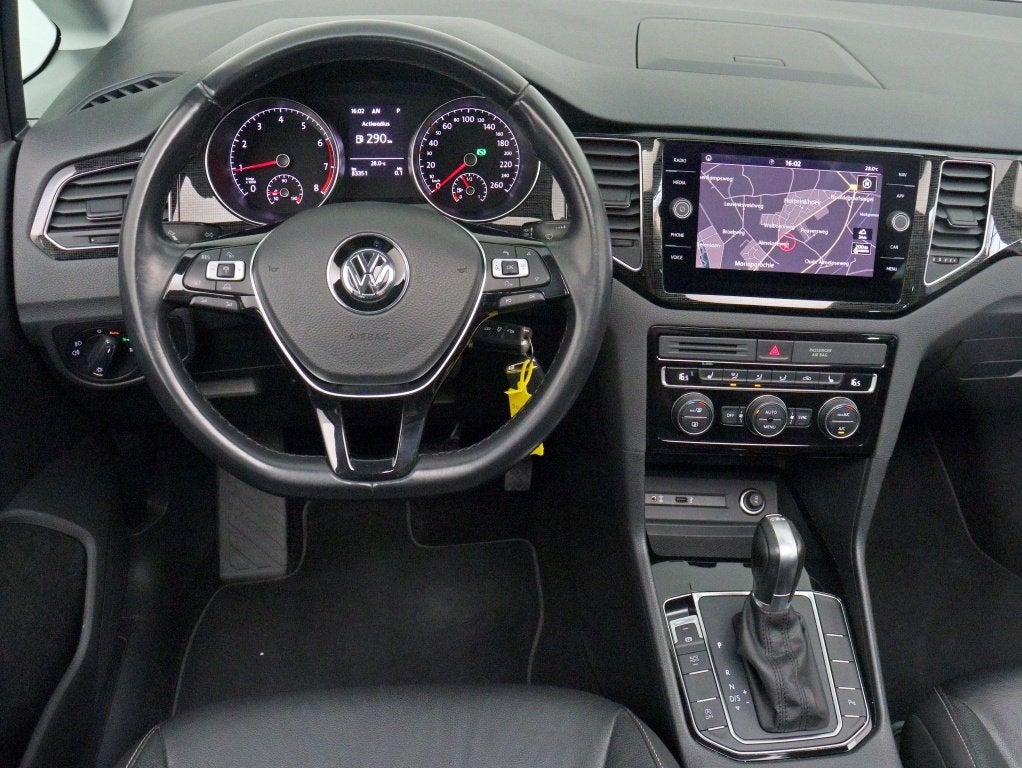 Volkswagen Golf Sportsvan 1.5 TSI ACT Highline Edition | Tre, Auto's, 12 maanden, 4 cilinders, Blauw, Bedrijf
