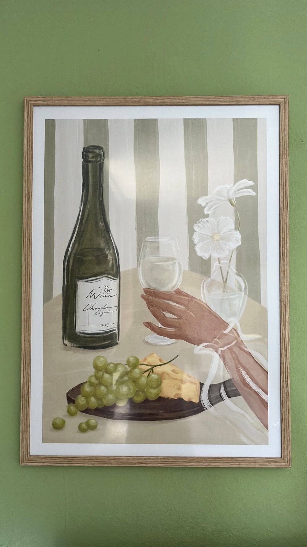 Lijst 50x70 cm, Huis en Inrichting, Woonaccessoires | Lijsten, Ophalen, Zo goed als nieuw