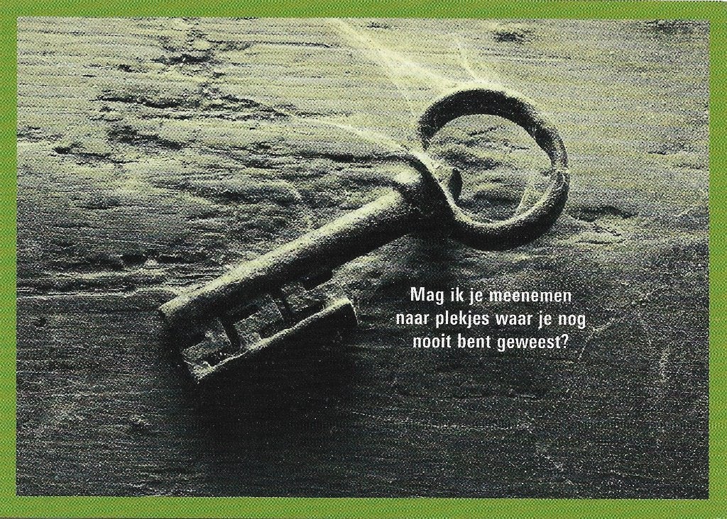 Ansichtkaart  	Open Monumentendag	Oude sleutel, Verzenden, 1980 tot heden, Ongelopen, Overige thema's