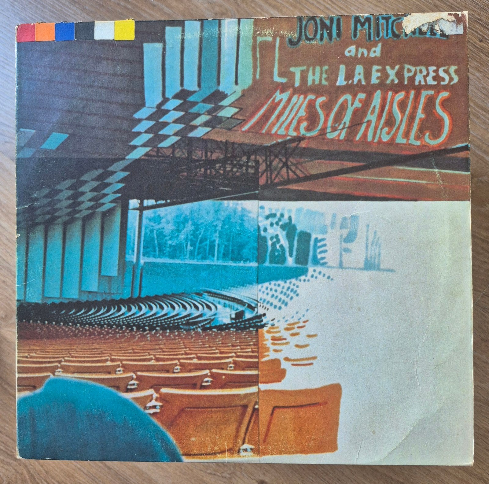 Joni Mitchell and The L.A. Express - Miles of Aisles LP, Gebruikt, Ophalen of Verzenden, 12 inch, Dubbel-LP