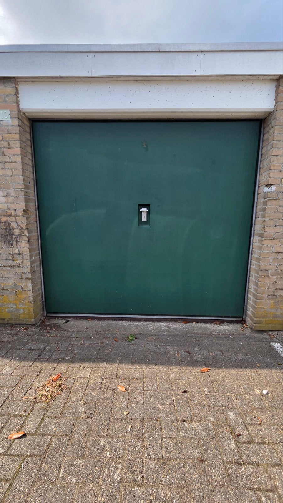 kanteldeur garagedeur polyester groen 2375x2125, Ophalen, Kunststof, Gebruikt, 120 cm of meer