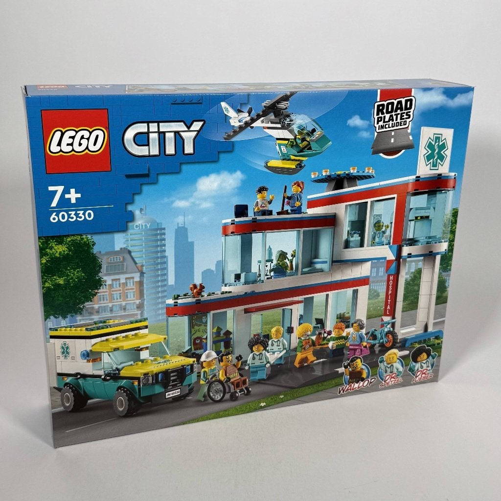 LEGO City 60330 Ziekenhuis – Nieuw, City, Lego, Nieuw, Ophalen of Verzenden