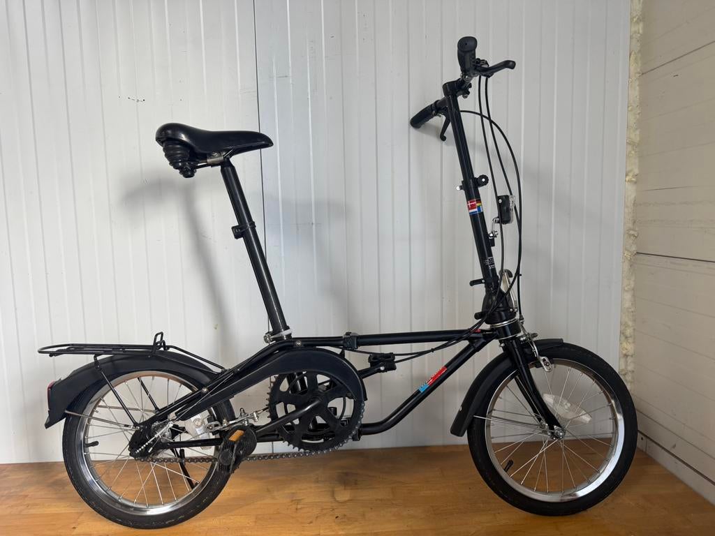 Vouwfiets 20 inch 3 versnellingen mat zwart OV geschikt, Ophalen, Zo goed als nieuw, 20 inch of meer, Versnellingen