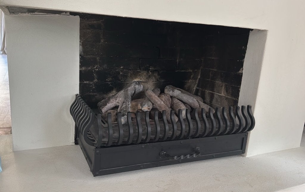 Gas haard binnen, Huis en Inrichting, Ophalen, Gebruikt, Inbouwhaard, Gashaard