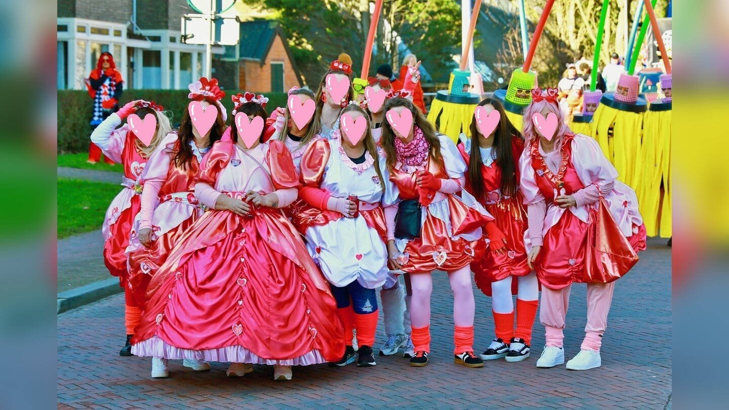 Carnaval loopgroep. 10 personen. Zelfgemaakt!, Ophalen, Carnaval, Zelfgemaakt, Zo goed als nieuw