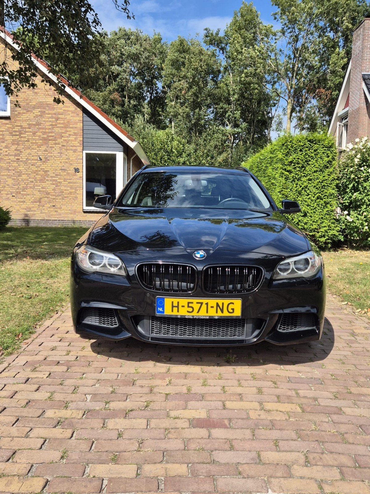 BMW 520d Touring Automaat 190 pk B47 | 2016 | Zwart, Auto's, Automaat, Achterwielaandrijving, 1995 cc, Zwart
