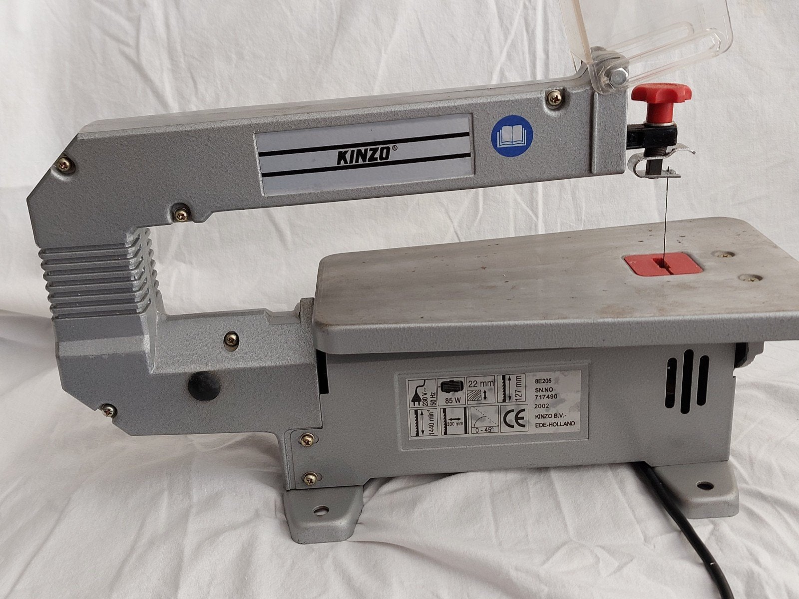 Kinzo figuurzaagmachine, Ophalen, Zo goed als nieuw, Elektrisch, Gereedschap of Toebehoren
