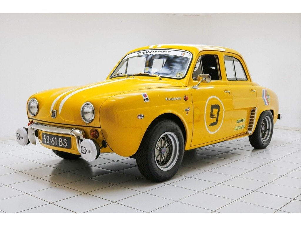 Renault Dauphine 0.8 Gordini 1966 Geel, Auto's, Stof, 4 cilinders, 673 kg, 4 stoelen