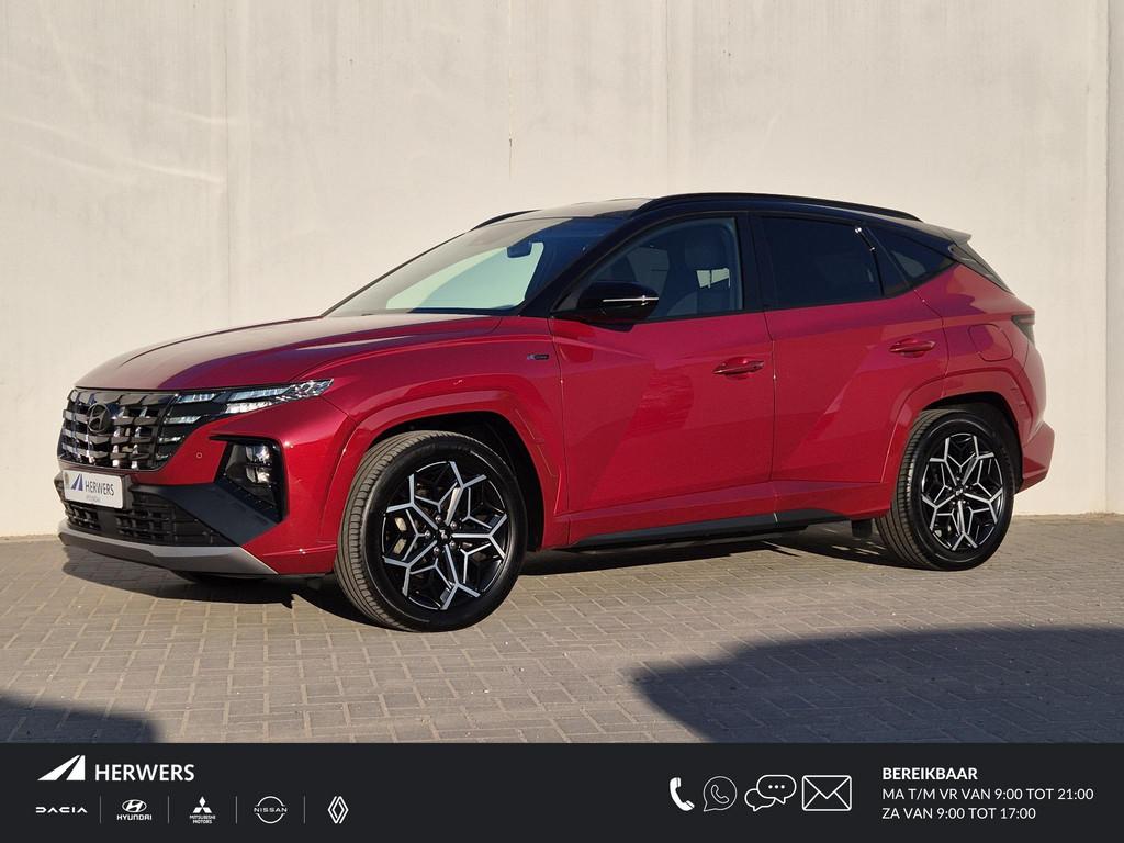 Hyundai Tucson 1.6 T-GDI PHEV Plug-in N Line Edition 4WD Aut, Auto's, Hyundai, Automaat, 1350 kg, 14 kWh, Gebruikt