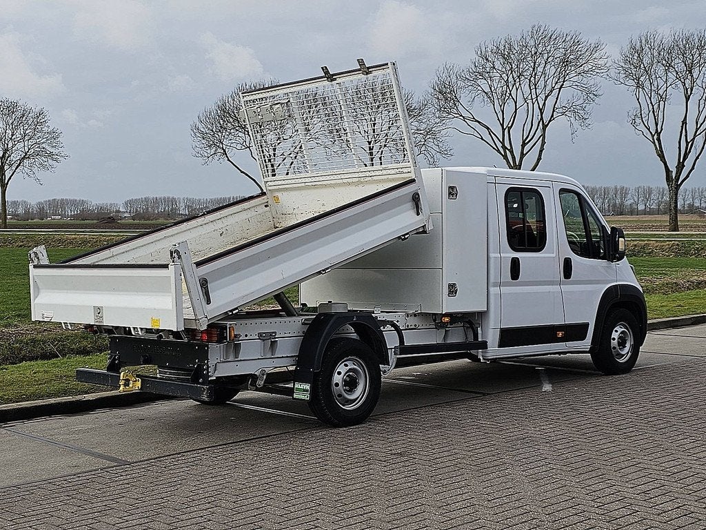 FIAT DUCATO 2.2 dub.cab kipper euro6, Voorwielaandrijving, Gebruikt, Euro 6, 4 cilinders