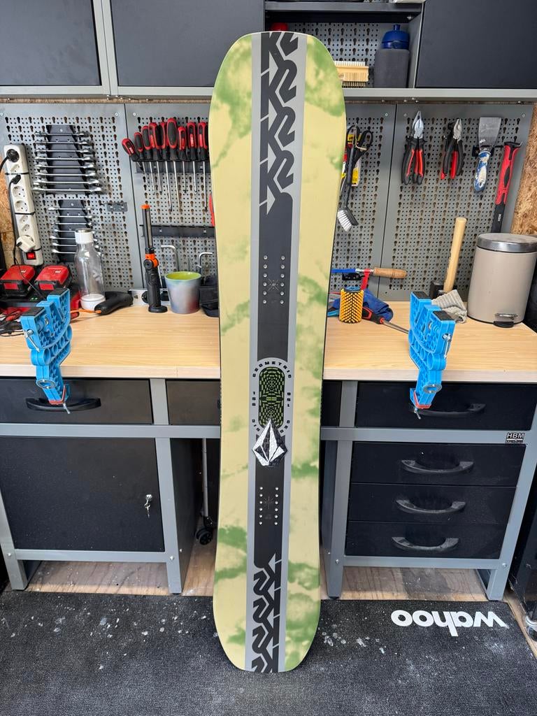 K2 Geometric 156 Snowboard - Freestyle/Park, Ophalen, Zo goed als nieuw, Board