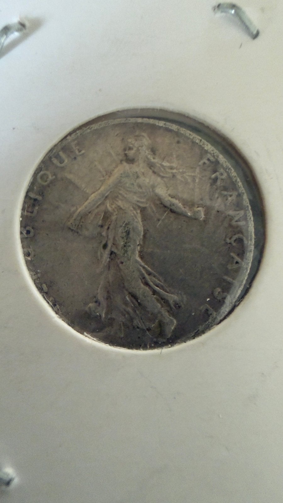 1918 FRANCE 50 Centimes La Semeuse WOMAN Antique FRENCH Coin, Verzenden, Frankrijk