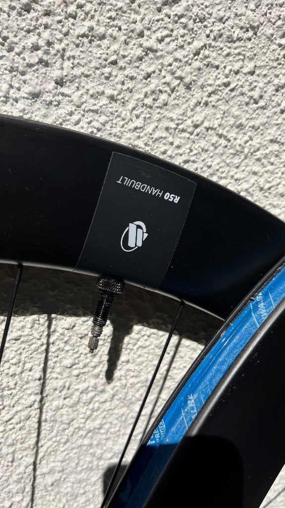 Carbon wielset Mantel R50 TLR Disc, Gebruikt, Racefiets, Carbon, Ophalen
