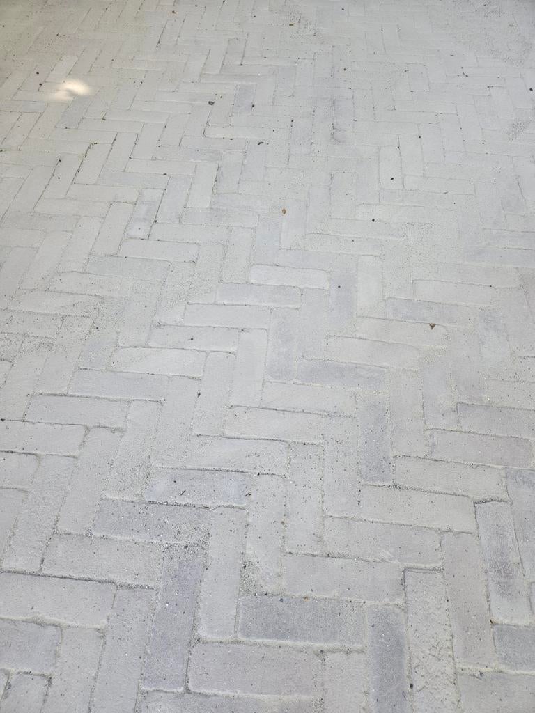 Gebakken kleiklinkers dikformaat 4 m2, Tuin en Terras, Ophalen, Gebruikt, Keramiek, Klinkers