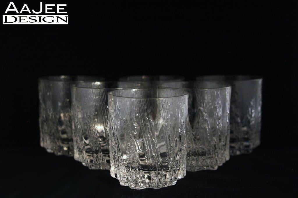 Iittala Finland - Kuura - Tapio Wirkkala - Whisky thumbler, Ophalen of Verzenden, Zo goed als nieuw, Overige typen