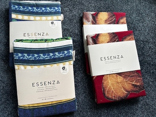 Essenza 4 Kussenslopen 100% FLANEL Katoen, Huis en Inrichting, Info@essenzahome.nl, Katoen, Ophalen of Verzenden, Overige merken
