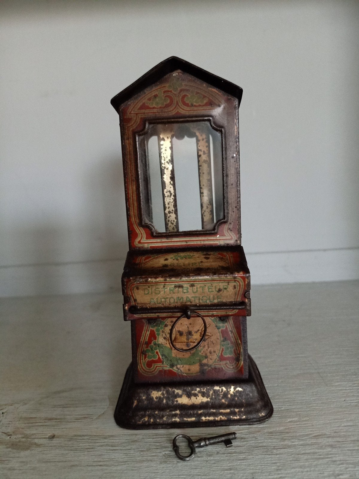 Antieke Chocolade automaat., Ophalen, Gebruikt