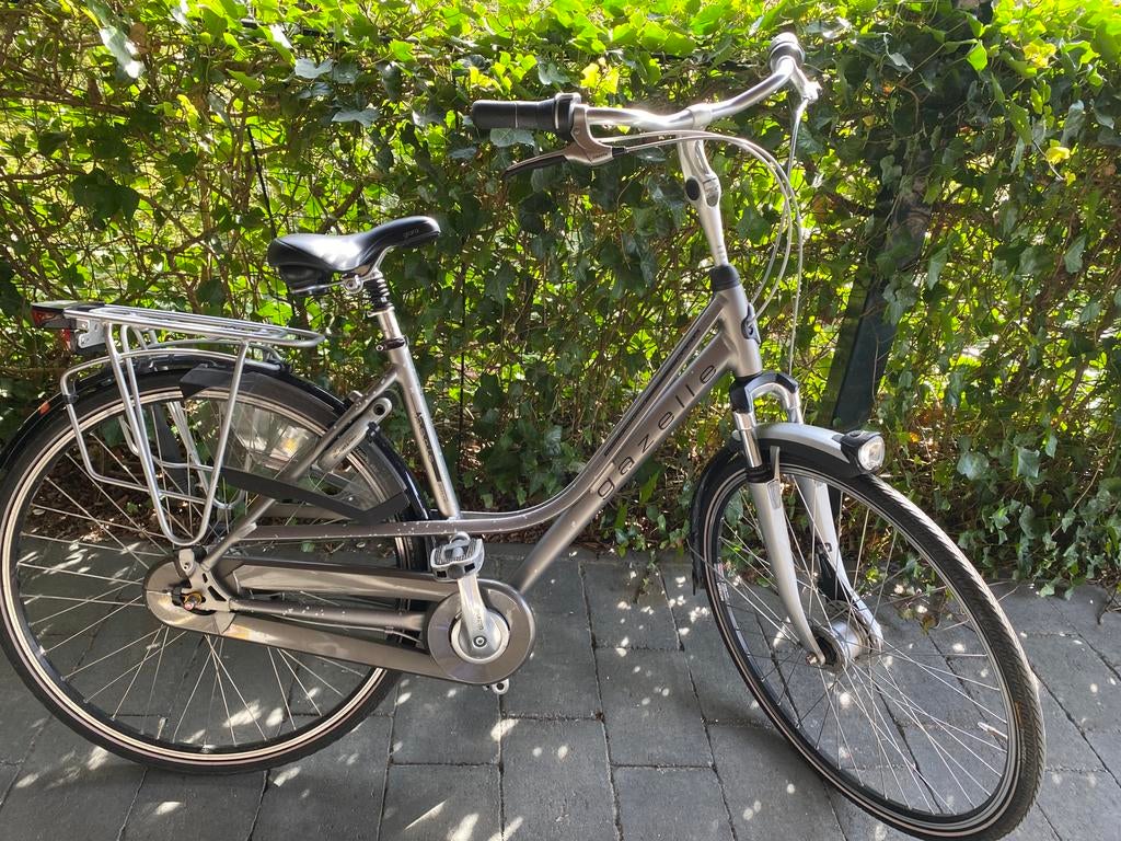 Gazelle Paris Plus grijs (Zie Beschrijving), Ophalen, Gebruikt, 47 tot 50 cm, Versnellingen
