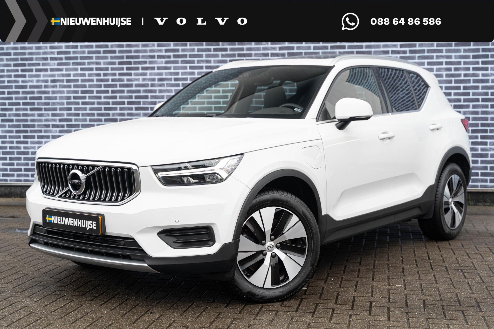 Volvo XC40 T4 Recharge Inscription Expression | Navigatie |, 12 maanden, Stof, Euro 6, Wit
