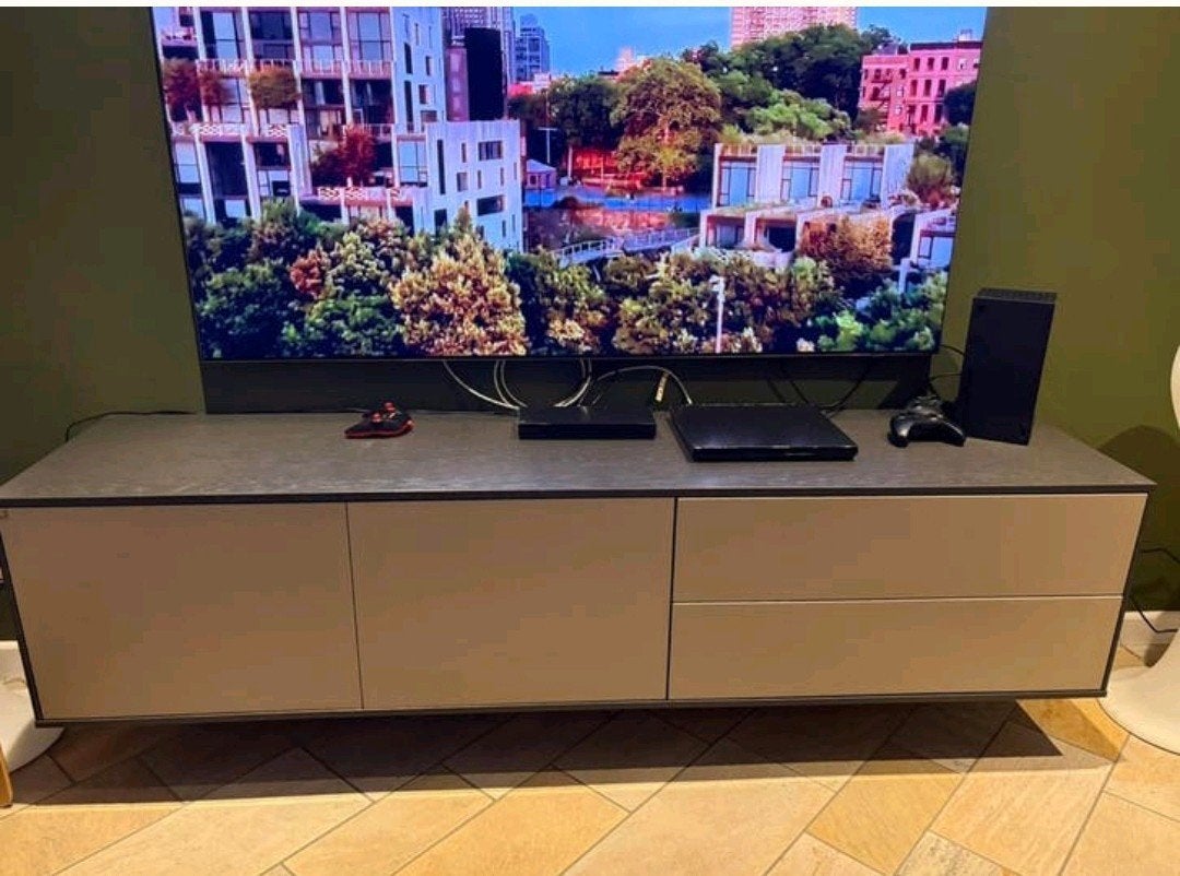 Musterring TV meubel, in zeer goede staat, Ophalen, Zo goed als nieuw, 200 cm of meer, Minder dan 100 cm