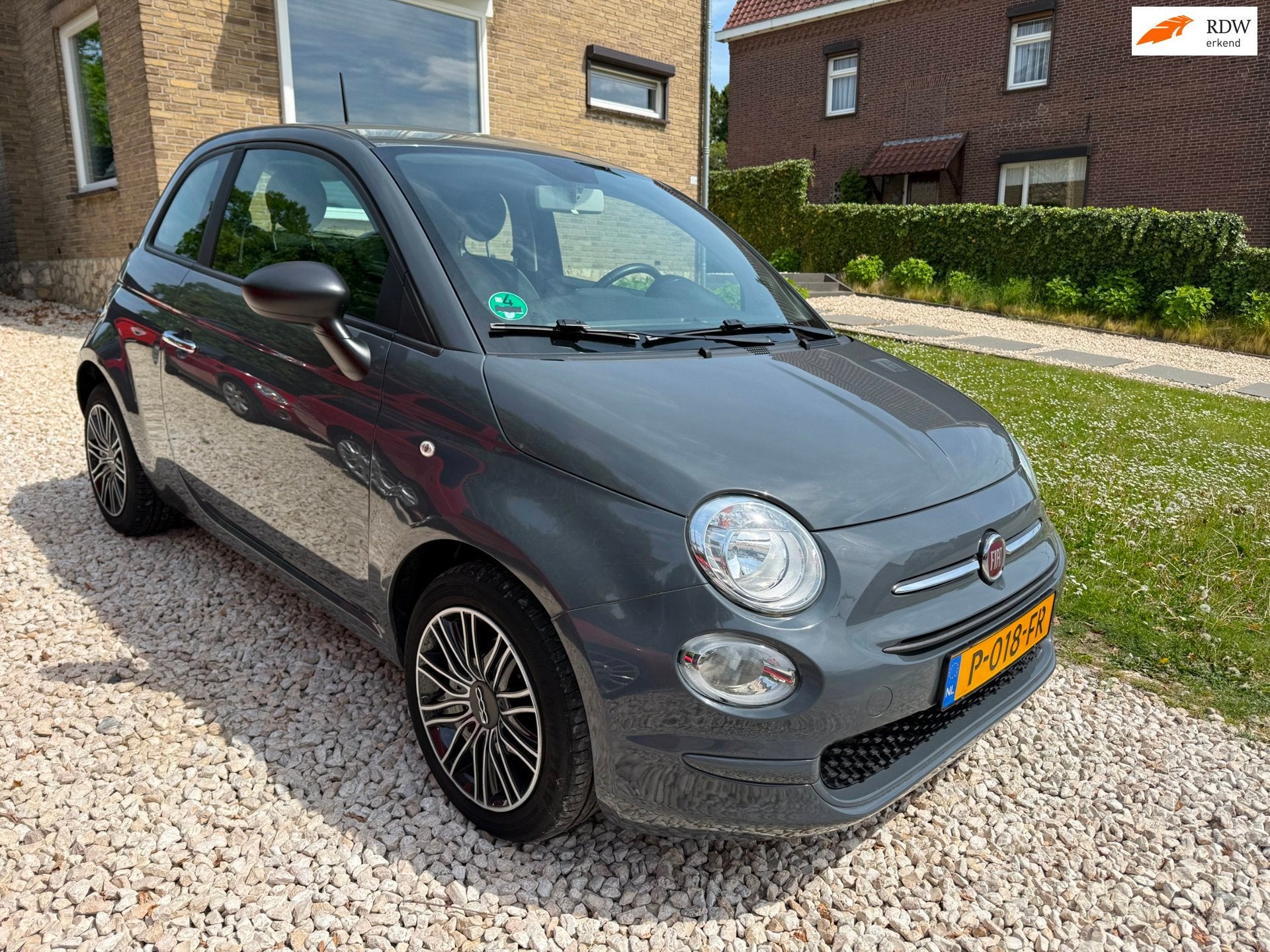 Fiat 500 1.2 Lounge Nieuwe Distributie&APK., Auto's, Voorwielaandrijving, Stof, Gebruikt, 4 cilinders