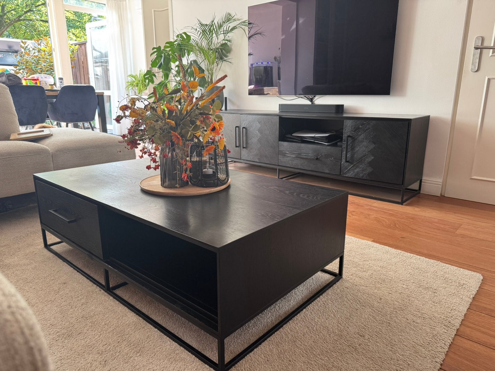 Pronto Wonen Veneta tv-meubel & salontafel – complete set, Ophalen, Zo goed als nieuw