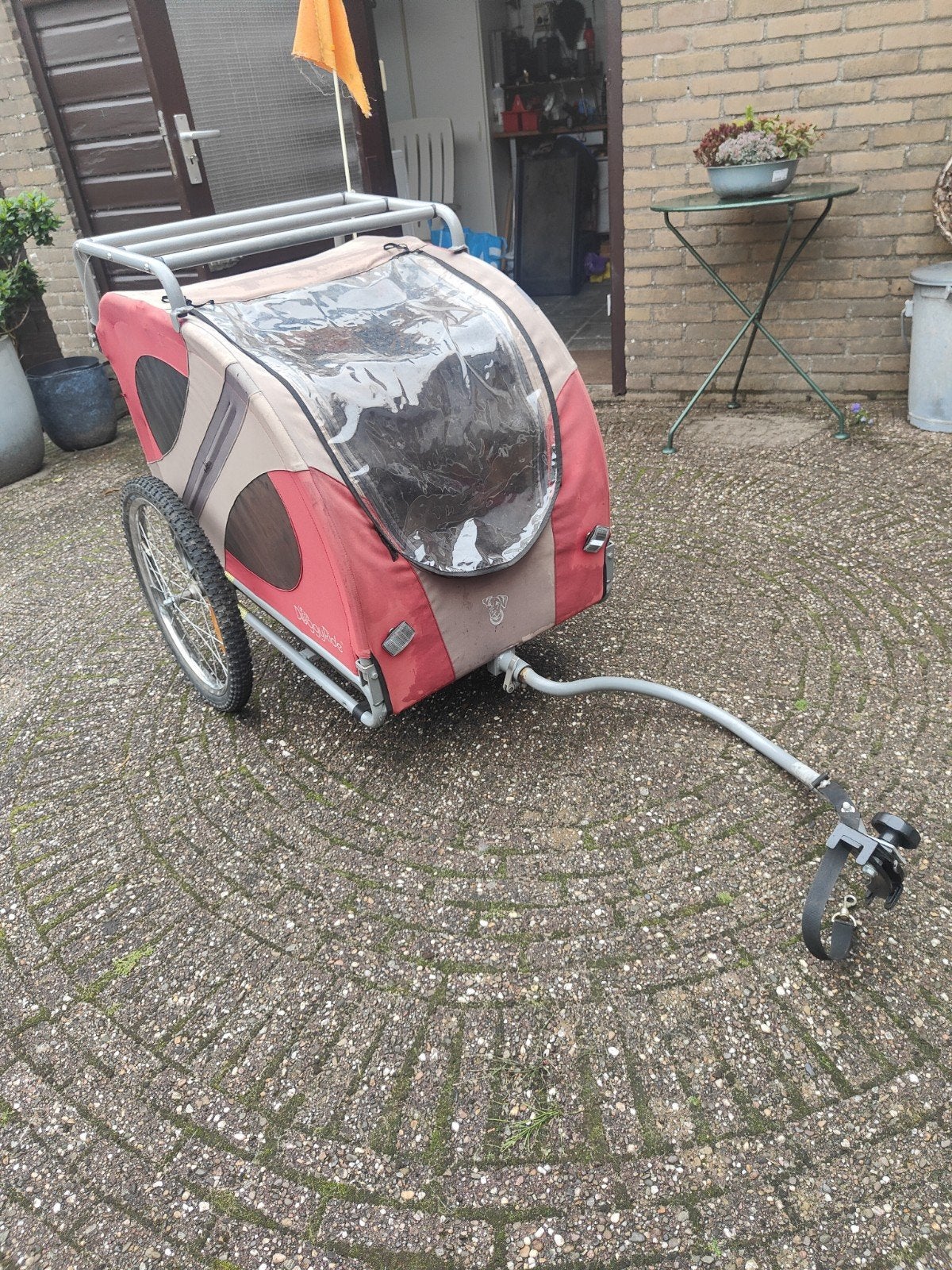 DoggyRide fietskar voor midden en grote hond (60x80 cm), Ophalen of Verzenden, Gebruikt, Hondenkar, DoggyRide