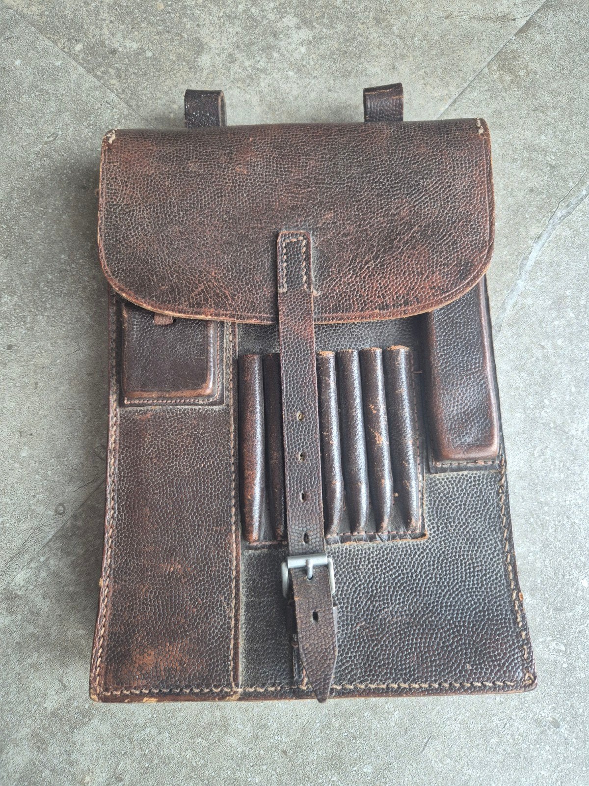Prachtige org duitse kaartentas Luftwaffen brown uit 1939., Ophalen of Verzenden, Landmacht, Duitsland, Kleding of Schoenen