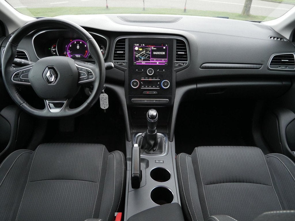 Renault Megane | Grijs kenteken | Verhoogde laadruimte | Car, Auto's, Keurmerk '100% Onderhouden', 12 maanden, Gebruikt, Blauw