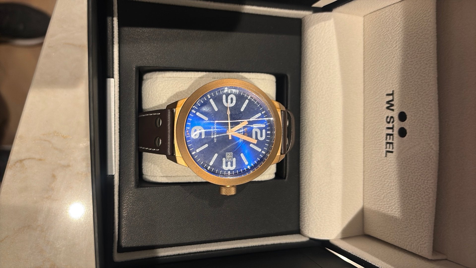 Tw steel horloge (nieuw), Overige materialen, Leer, Polshorloge, Nieuw