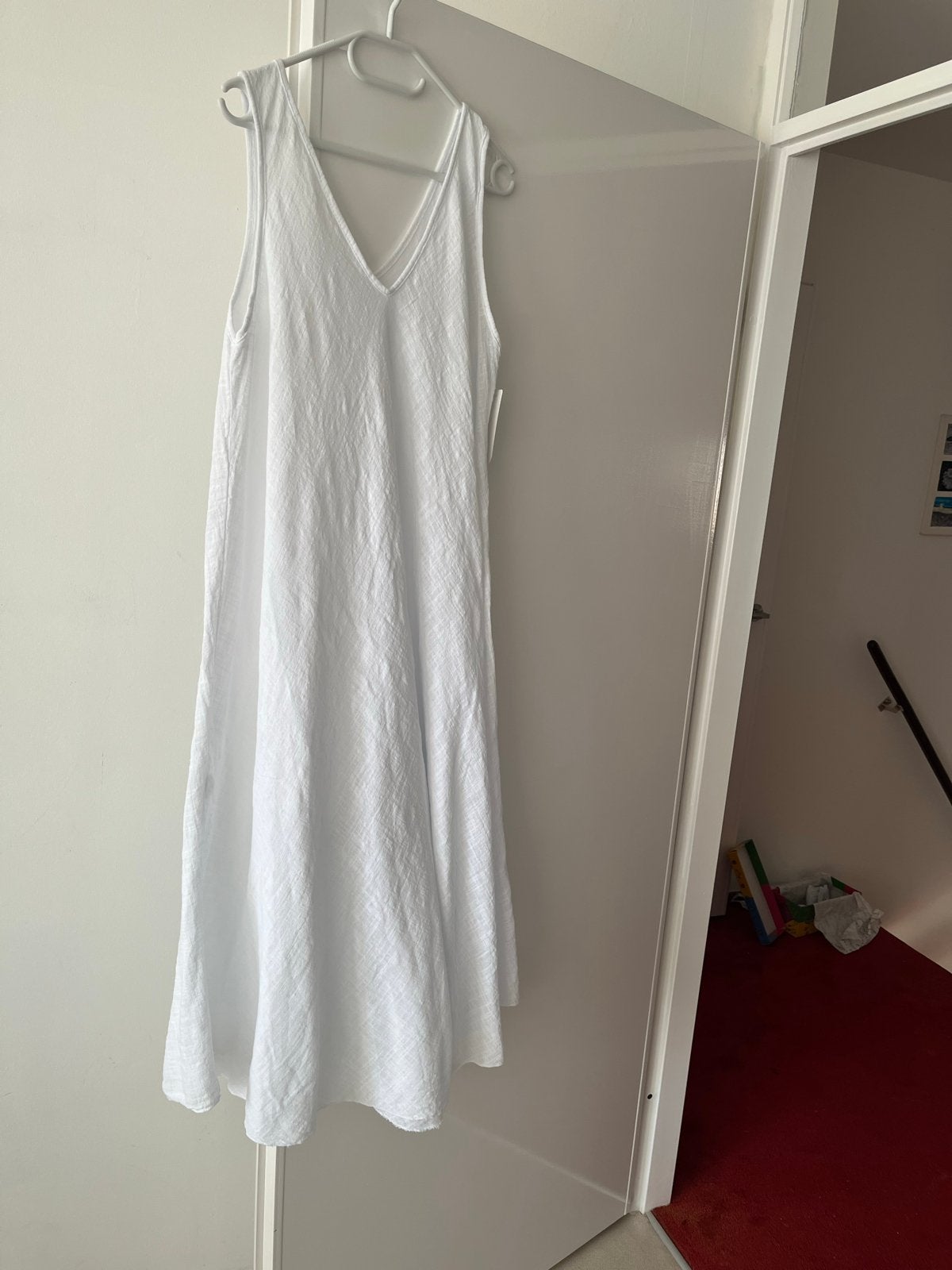 Nieuwe witte maxi jurk - Moda Italia, Kleding | Dames, Jurken, Maat 38/40 (M), Wit, Nieuw, Ophalen of Verzenden