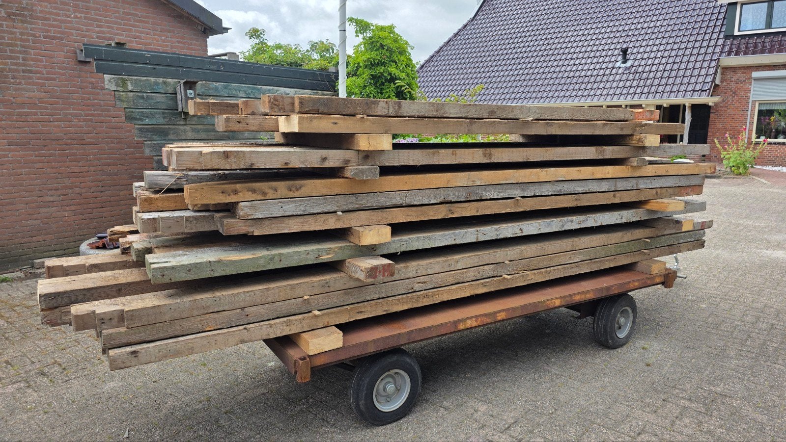 Balken 20x7,5cm, Ophalen, 50 mm of meer, Balk, Minder dan 200 cm