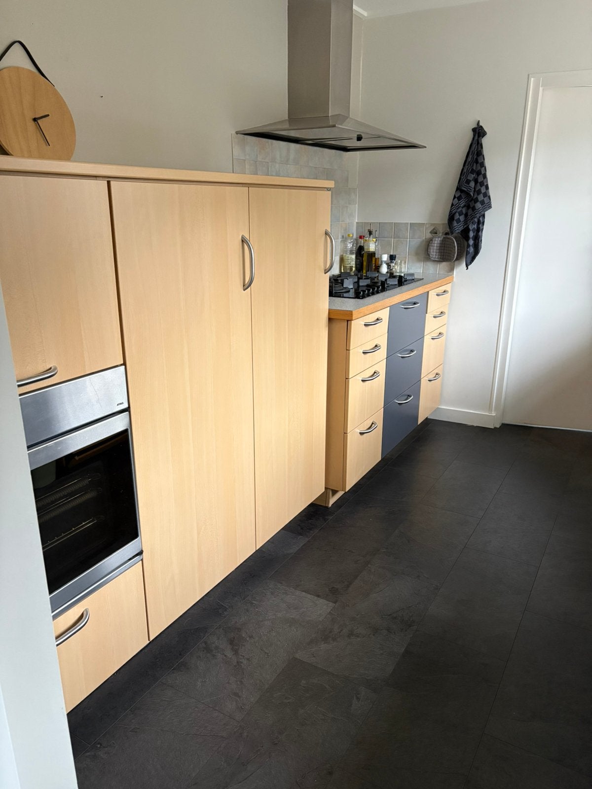Keuken inclusief inbouwapparatuur, Ophalen, Gebruikt, Dubbelwandige keuken