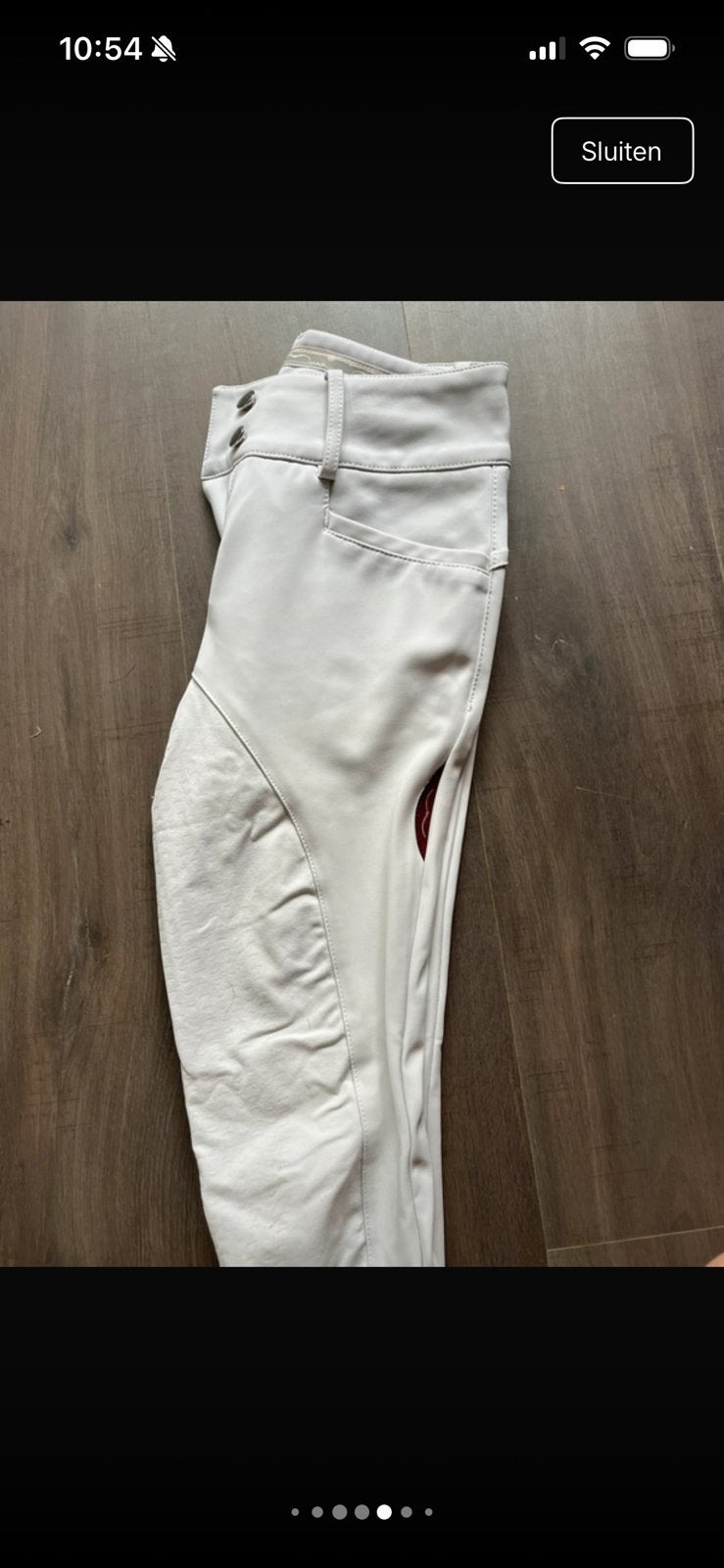 Animo wedstrijdbroek full frip xs/34, Ophalen of Verzenden, Zo goed als nieuw, Dressuur, Bovenkleding