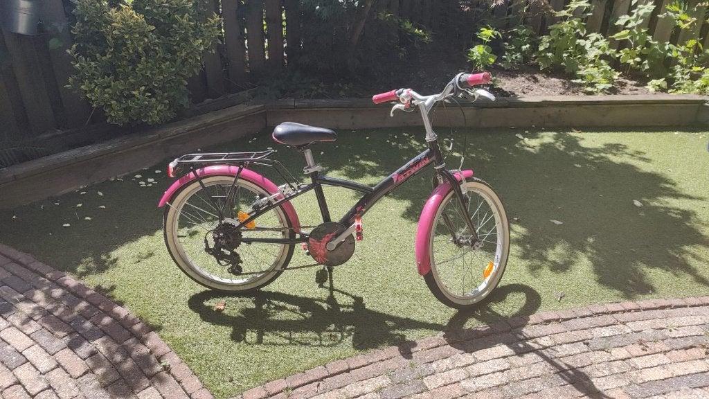 kinderfiets BTWIN, 20inch, 6versnellingen, Ophalen, 20 inch of meer, Gebruikt, Velgrem