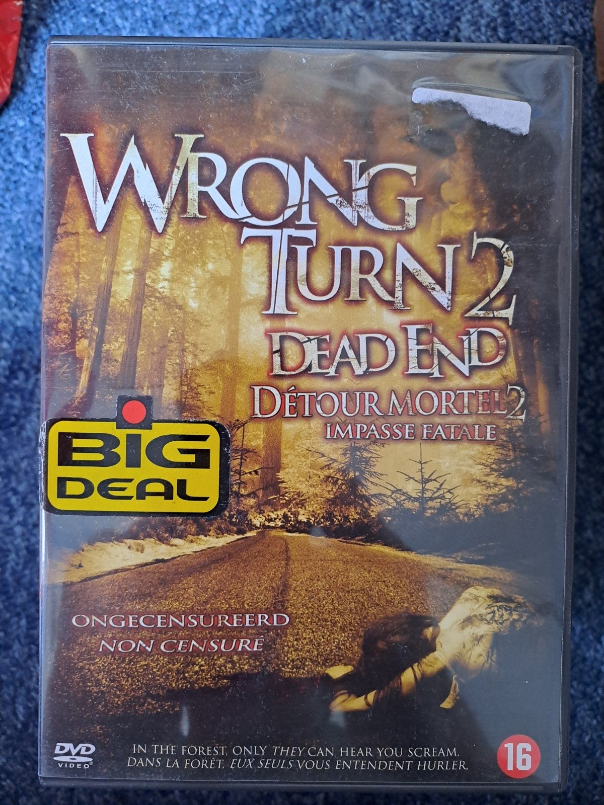 Wrong turn 2 (dvd), Cd's en Dvd's, Dvd's | Horror, Vanaf 16 jaar, Ophalen of Verzenden, Zo goed als nieuw, Slasher