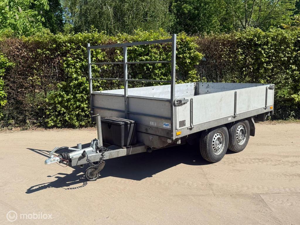 Solide kipper, 300x185cm, 2700kg, kieper, aanhangwagen