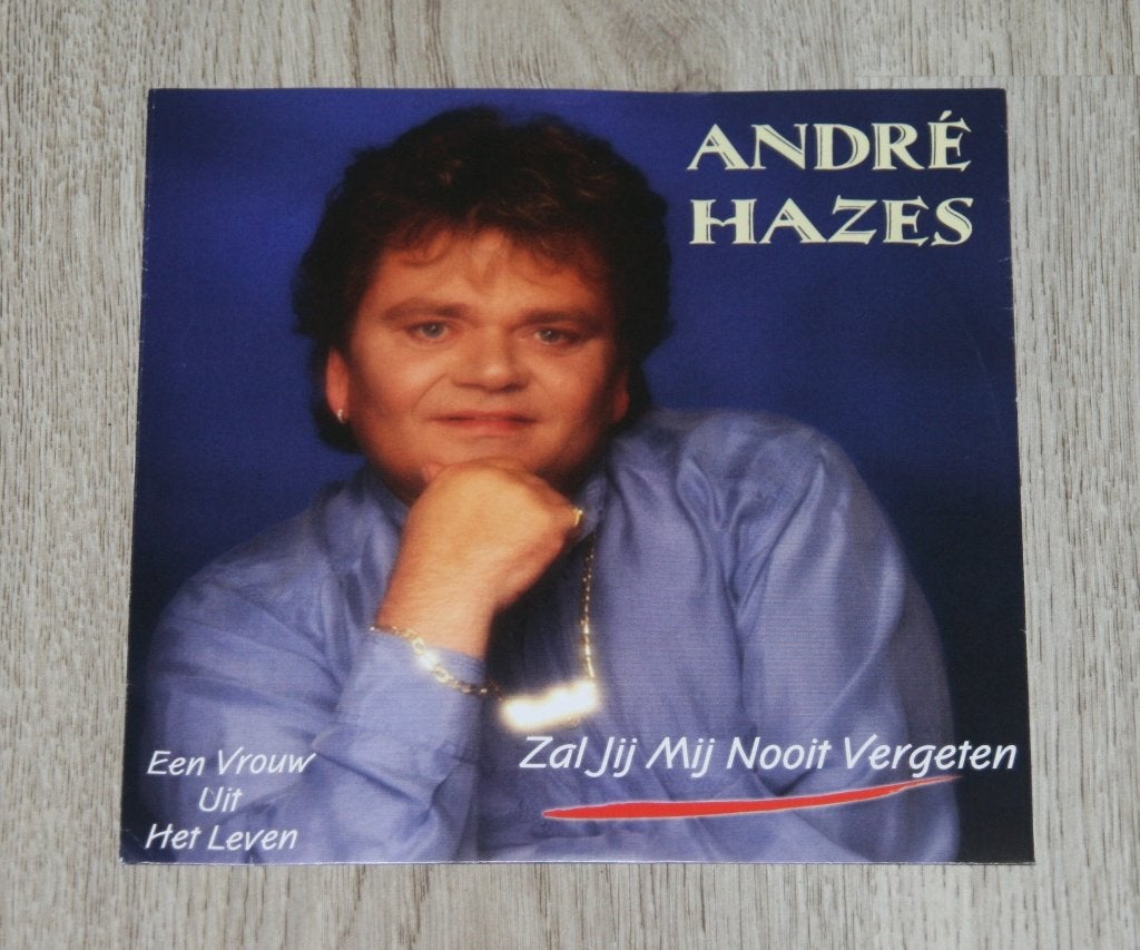 ANDRE HAZES ( ZAL JIJ MIJ NOOIT VERGETEN ), 7 inch, Ophalen of Verzenden, Zo goed als nieuw, Fotohoes