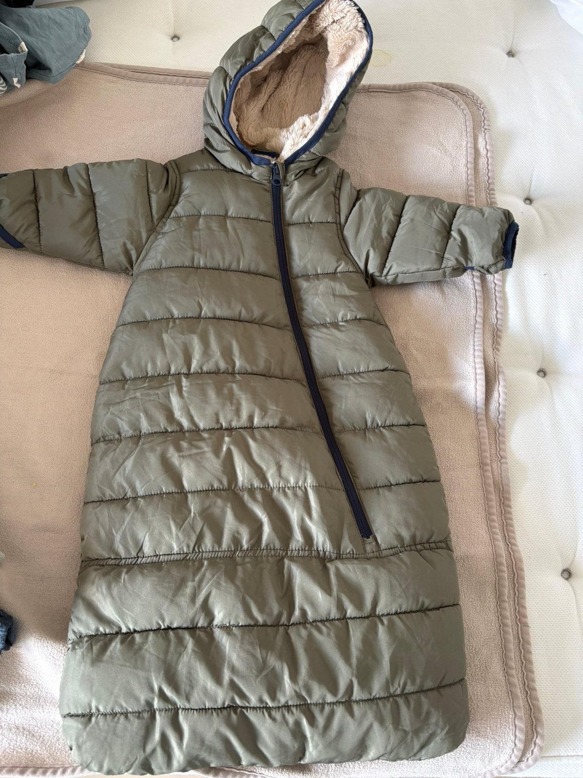 Lupilu winter slaapzak voor kinderwagen, Ophalen of Verzenden, Zo goed als nieuw, Groen