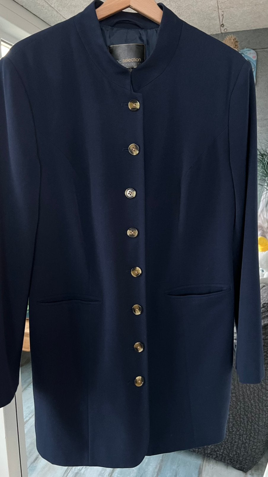 BPC selection -  Marine blauw blazer maat 44, Kleding | Dames, Ophalen of Verzenden, Zo goed als nieuw, Blauw, Jasje of Colbert