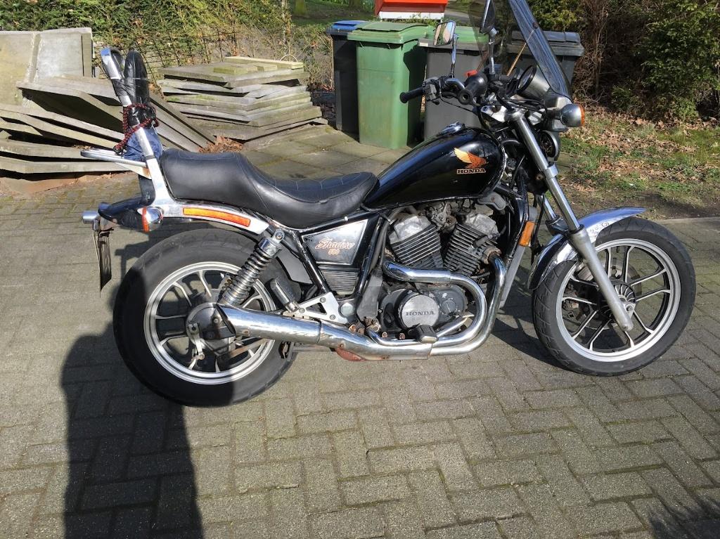 Motor, Motoren, Cardan-aandrijving, 2 cilinders, Chopper, Gebruikt
