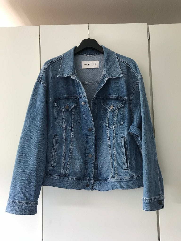 JEANS JASJE VANILIA OVERSIZED 42, Kleding | Dames, Jasjes, Kostuums en Pakken, Blauw, Vanilia, Maat 42/44 (L), Nieuw