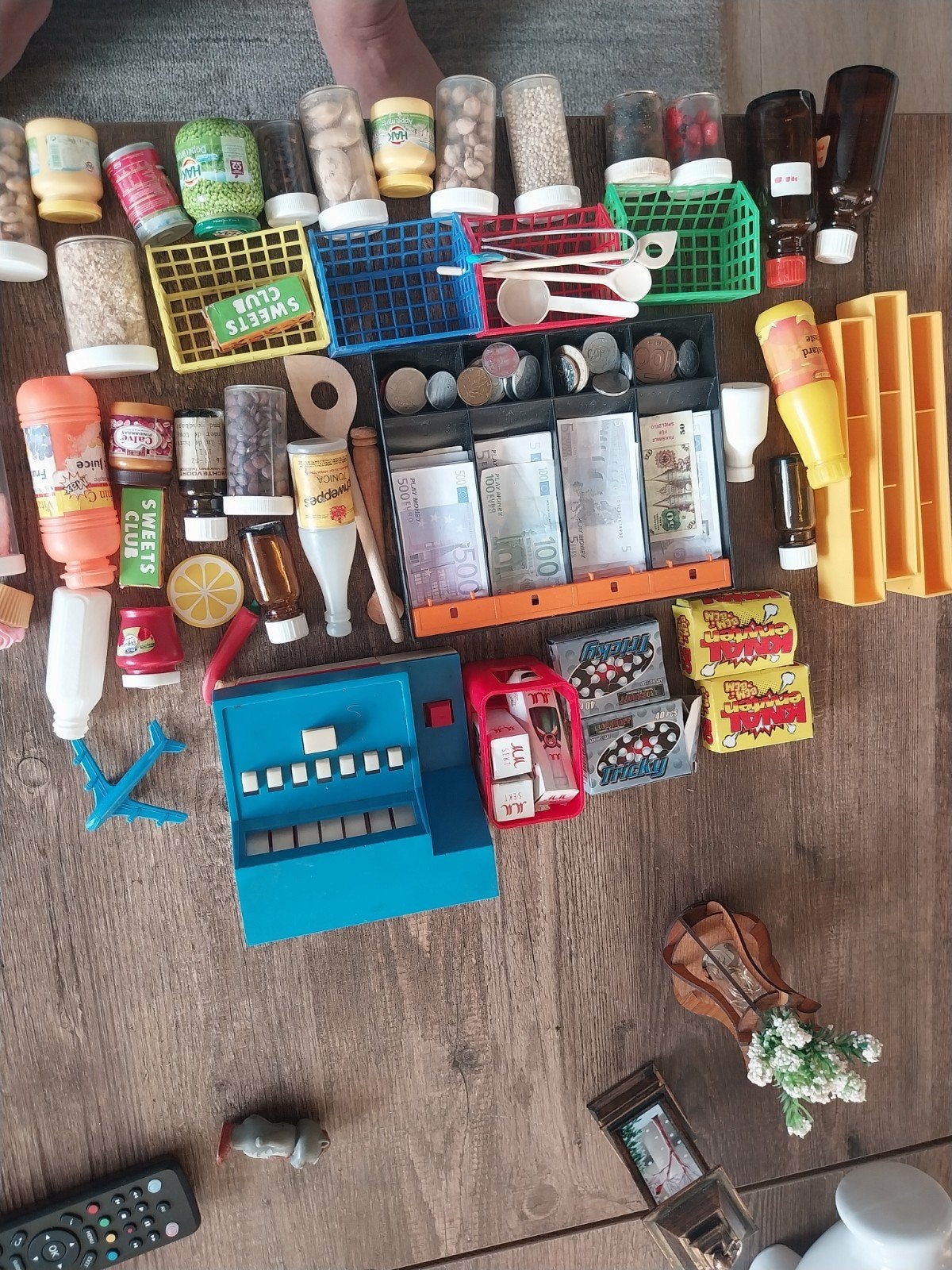 Grote speelgoed supermarkt set met kassa en accessoires, Ophalen of Verzenden