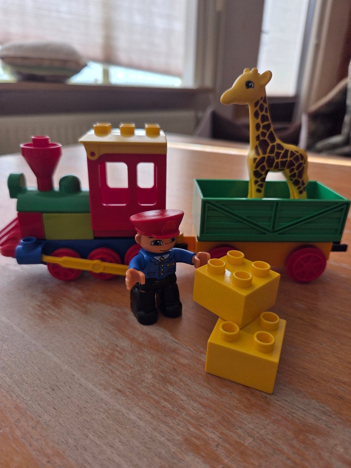Duplo Dierentuin trein - nr 6144, Kinderen en Baby's, Speelgoed | Duplo en Lego, Ophalen of Verzenden, Gebruikt, Duplo