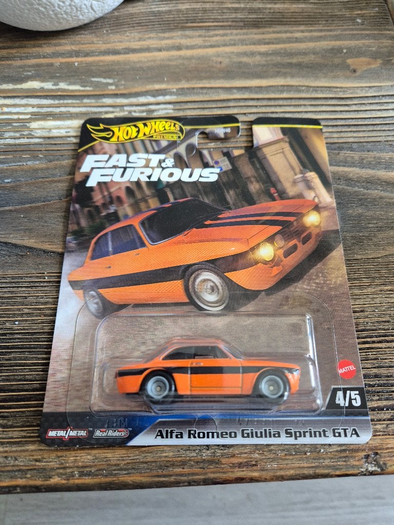 Hot Wheels Premium Fast and Furious Alfa Romeo Giulia Sprint, Ophalen of Verzenden, Nieuw, Auto