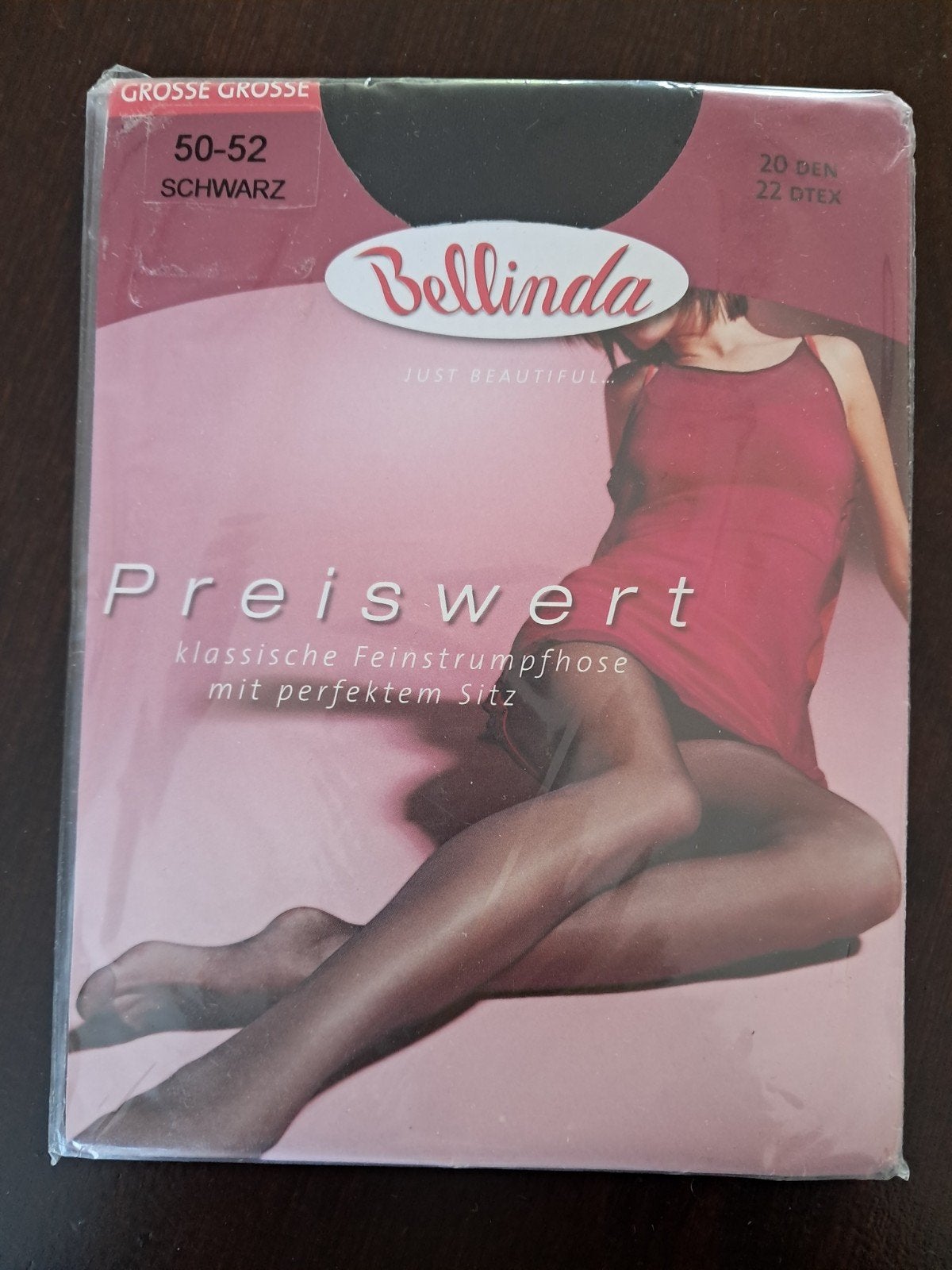 Bellinda zwarte panty 50-52 versterkte teen en broekje, Ophalen of Verzenden, Nieuw, Zwart, Panty