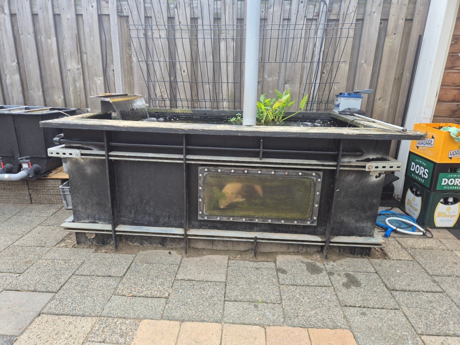 hdpe vijverbak, Tuin en Terras, Ophalen of Verzenden, Gebruikt